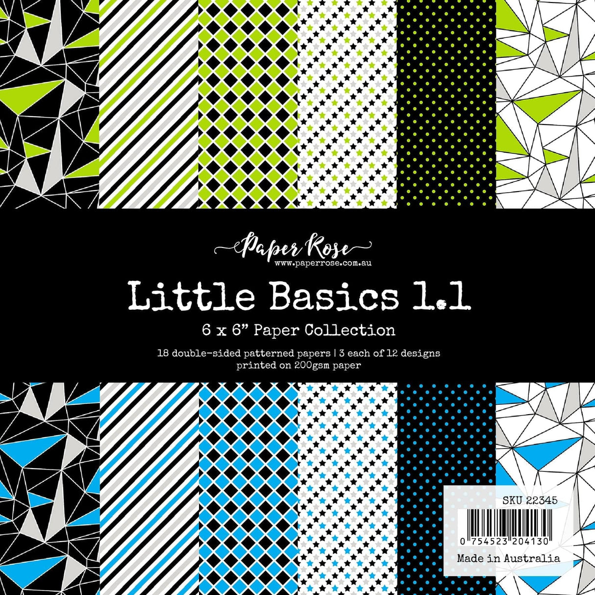 Little Basics 1.1 6x6 Paper Collection 22345 - Paper Rose Studio