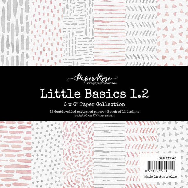 Little Basics 1.2 6x6 Paper Collection 22543 - Paper Rose Studio