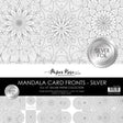 Mandala Card Fronts - Silver Foil 12x12 Paper Collection 29293 - Paper Rose Studio