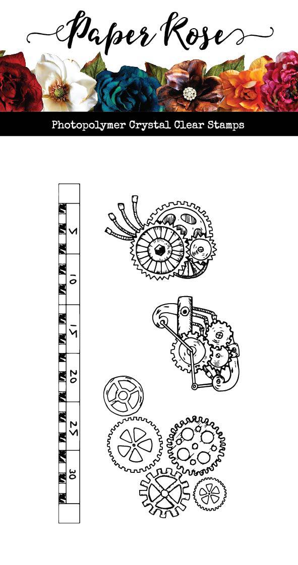 Mechanical Elements Clear Stamp 27037 - Paper Rose Studio
