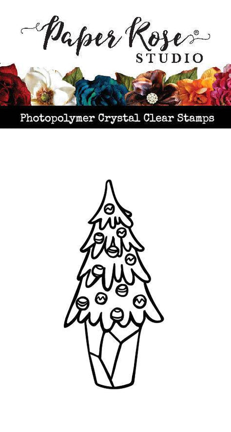 Modern Xmas Tree Clear Stamp Set 23806 - Paper Rose Studio