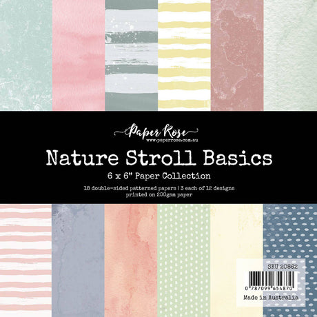 Nature Stroll Basics 1.0 6x6 Paper Collection 20862 - Paper Rose Studio