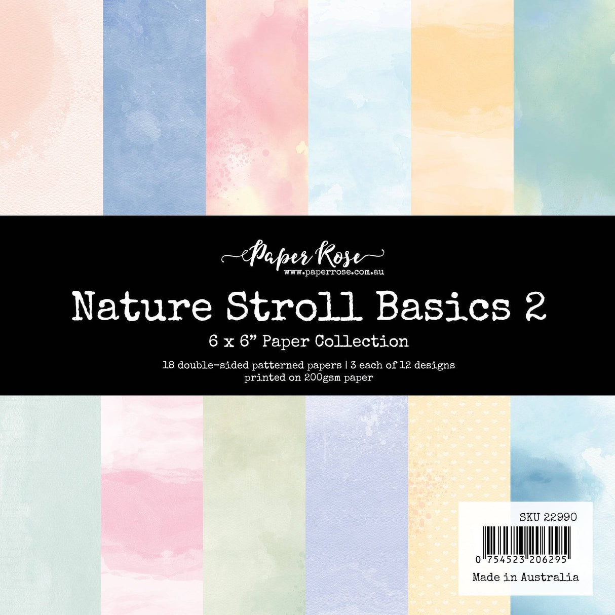 Nature Stroll Basics 2.0 6x6 Paper Collection 22990 - Paper Rose Studio