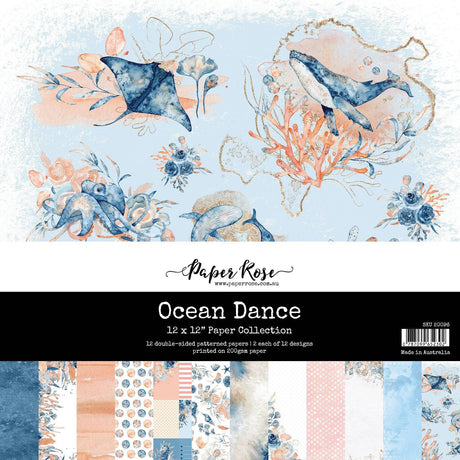 Ocean Dance 12x12 Paper Collection 20096 - Paper Rose Studio