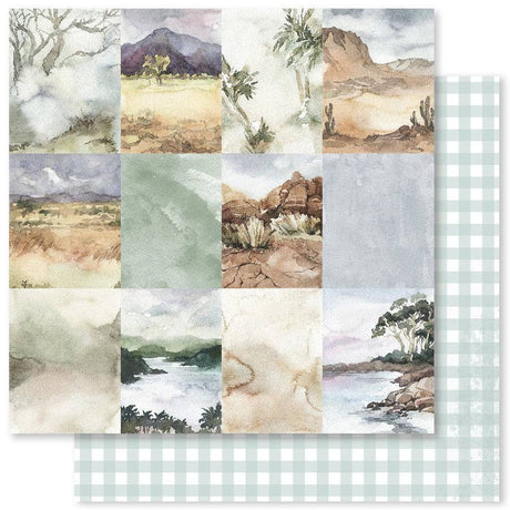 Outback Friends F 12x12 Paper (12pc Bulk Pack) 24943 - Paper Rose Studio
