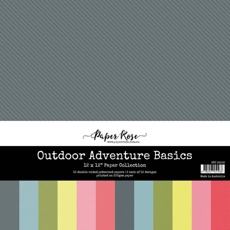 Outdoor Adventure Basics 12x12 Paper Collection 24109 - Paper Rose Studio