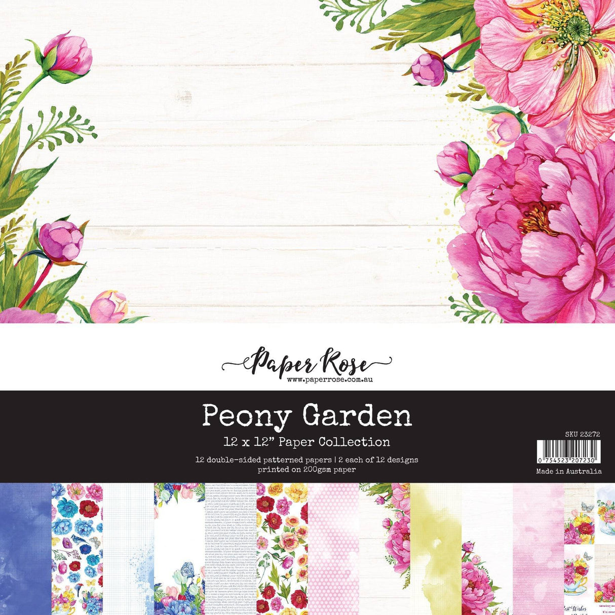 Peony Garden 12x12 Paper Collection 23272 - Paper Rose Studio