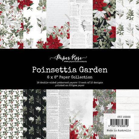 Poinsettia Garden 6x6 Paper Collection 26866 - Paper Rose Studio