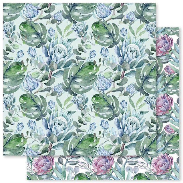Protea Garden Patterns D 12x12 Paper (12pc Bulk Pack) 28090 - Paper Rose Studio