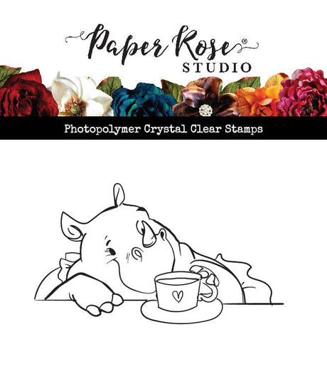 Rhonda the Rhino Clear Stamp 26116 - Paper Rose Studio
