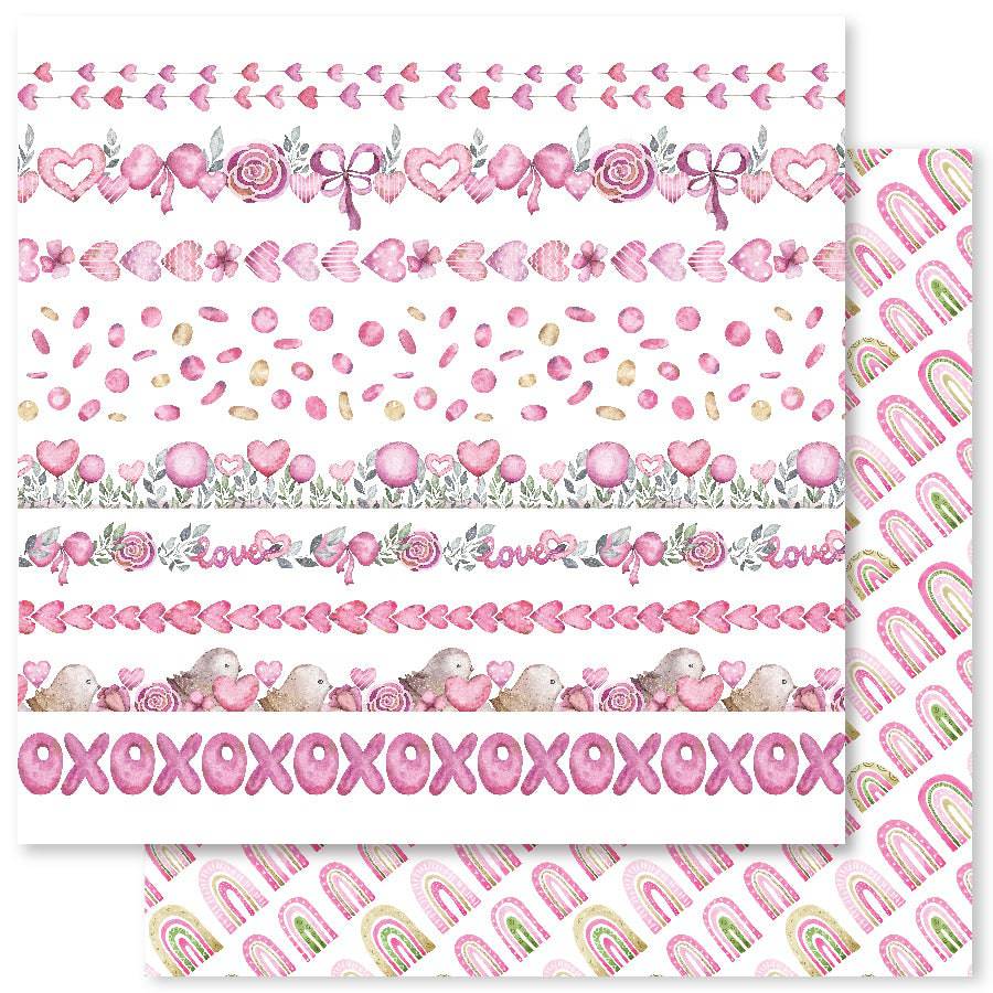 Sending Love E 12x12 Paper (12pc Bulk Pack) 26266 - Paper Rose Studio