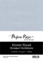 Silver Cloud Shimmer Cardstock A5 10pc 29518 - Paper Rose Studio