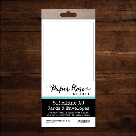 Slimline Cards & Envelopes - 10 pieces - 21621 - Paper Rose Studio
