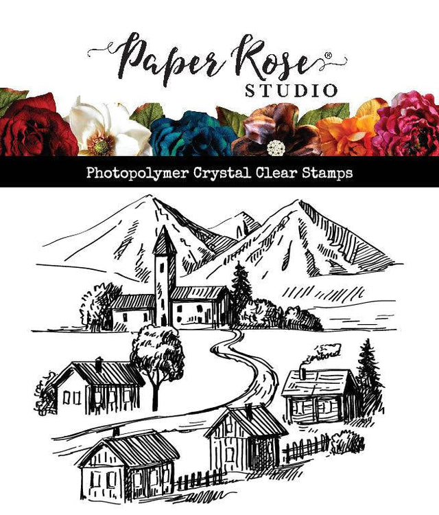 Small Town Clear Stamp Set 23590 - Paper Rose Studio