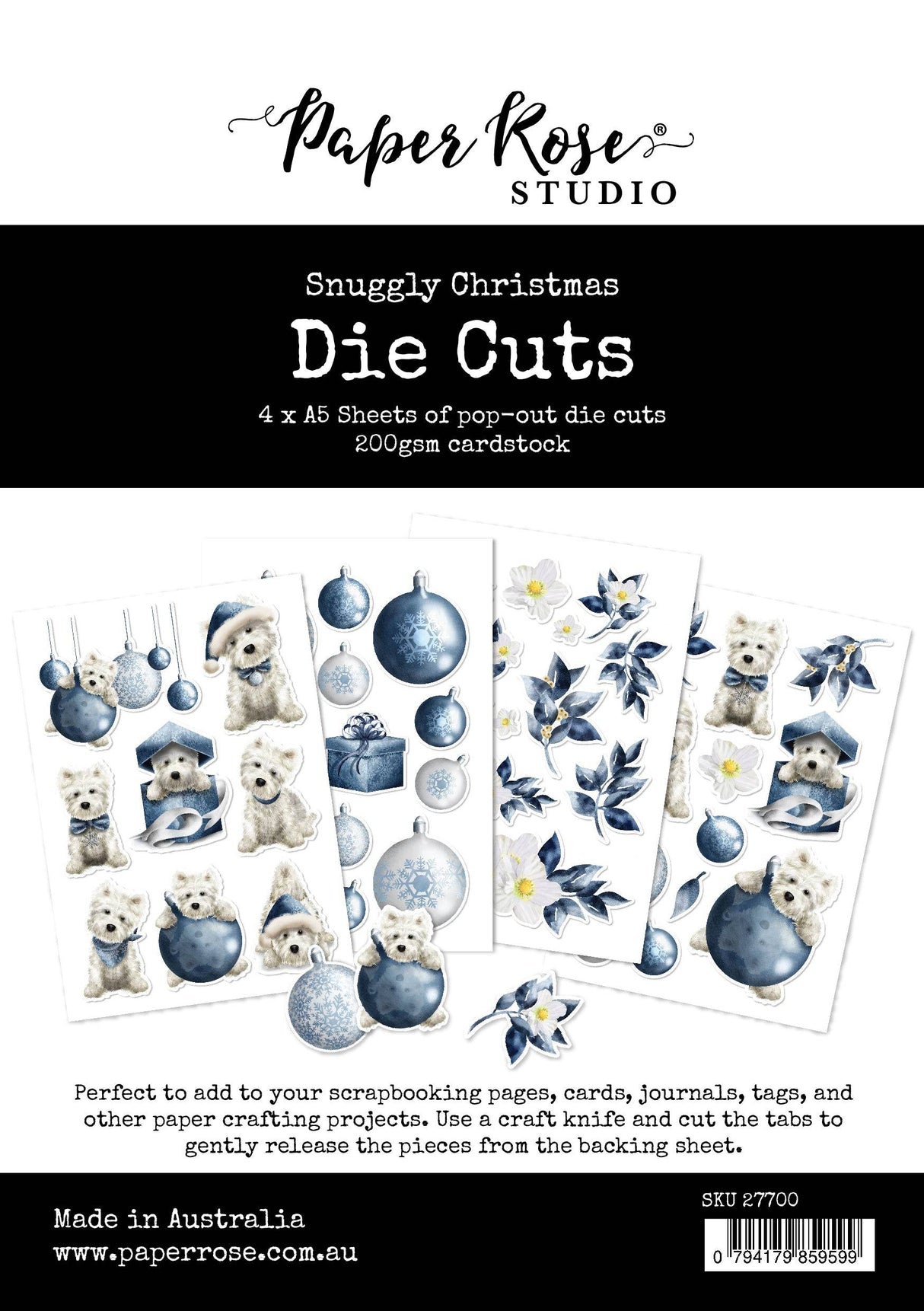 Snuggly Christmas Die Cuts 27700 - Paper Rose Studio