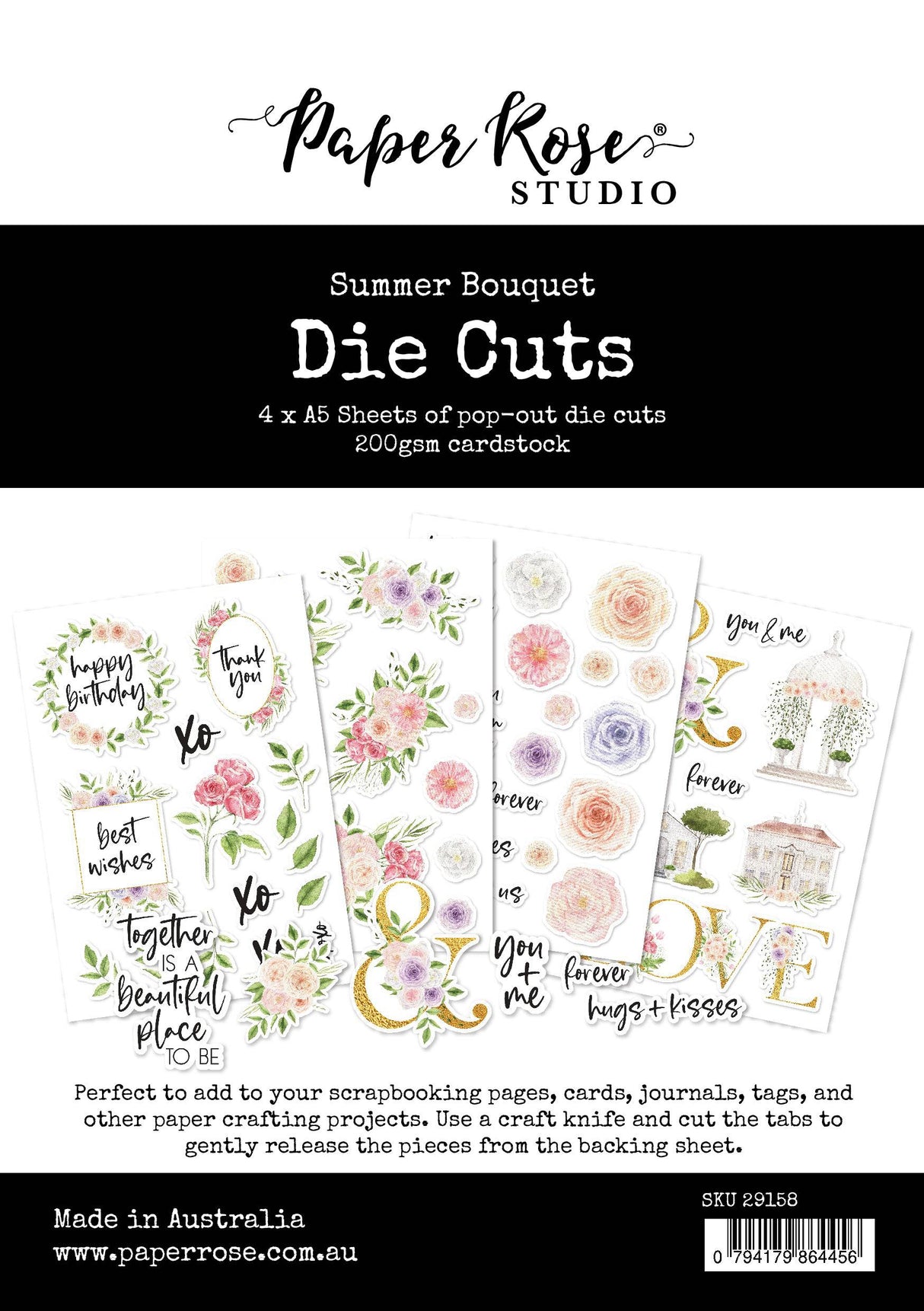 Summer Bouquet Die Cuts 29158 - Paper Rose Studio