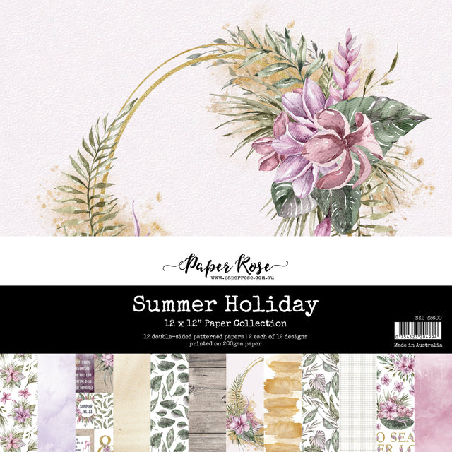 Summer Holiday 12x12 Paper Collection 22600 - Paper Rose Studio