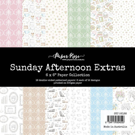 Sunday Afternoon Extras 6x6 Paper Collection 26188 - Paper Rose Studio