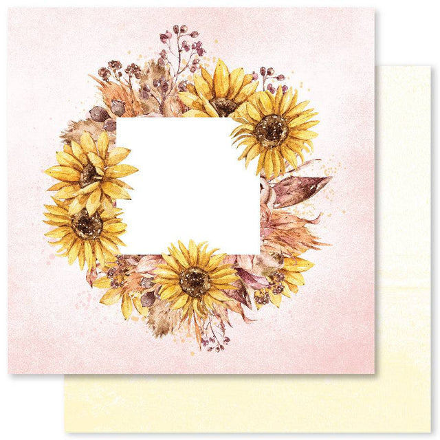 Sunflower Garden D 12x12 Paper (12pc Bulk Pack) 27592 - Paper Rose Studio