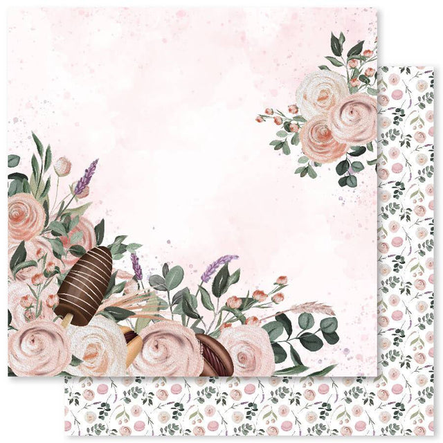 Sweet Bouquet B 12x12 Paper (12pc Bulk Pack) 29961 - Paper Rose Studio