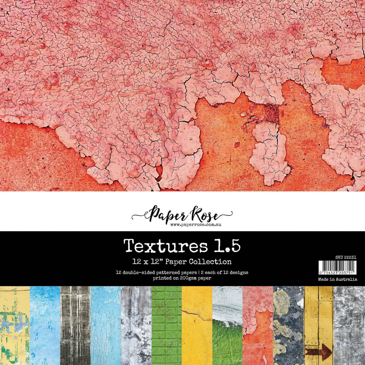 Textures 1.5 12x12 Paper Collection 22231 - Paper Rose Studio