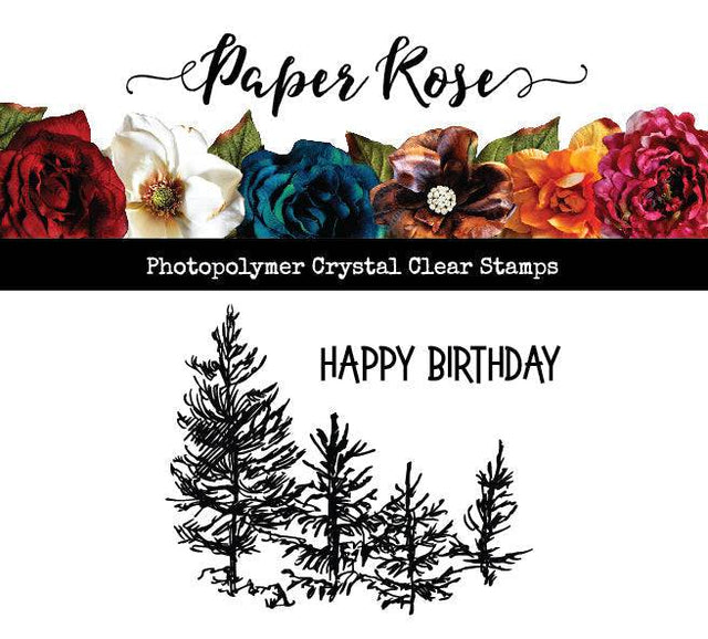 Tiny Forest Clear Stamp Set 23524 - Paper Rose Studio