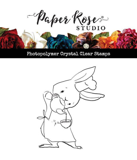 Waiter Bunny Clear Stamp 26134 - Paper Rose Studio