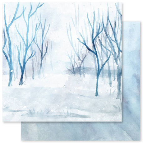 Winter Backgrounds C 12x12 Paper (12pc Bulk Pack) 23611 - Paper Rose Studio