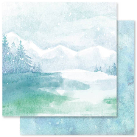 Winter Backgrounds E 12x12 Paper (12pc Bulk Pack) 23617 - Paper Rose Studio