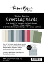 Winter Basics Greeting Cards - 12 pieces - 23221 - Paper Rose Studio